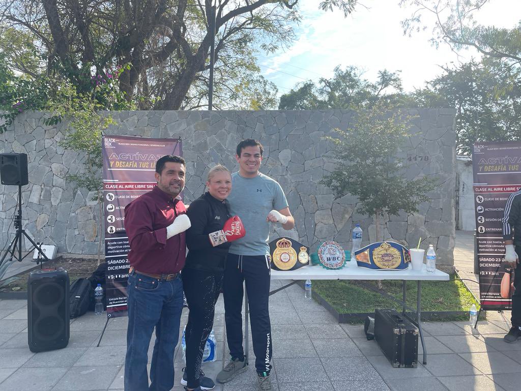 Deporte y política. Campeona Mundial Irma “La Güerita” Sánchez y Diputado Favio Castellanos. La política debe ser para construir diálogos
