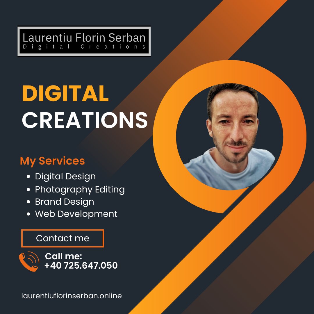 laurentiuflorinserban.online
#digitalcreations
#digitalart
#webdevelopment
#branddesign
#branding 
#photographyediting