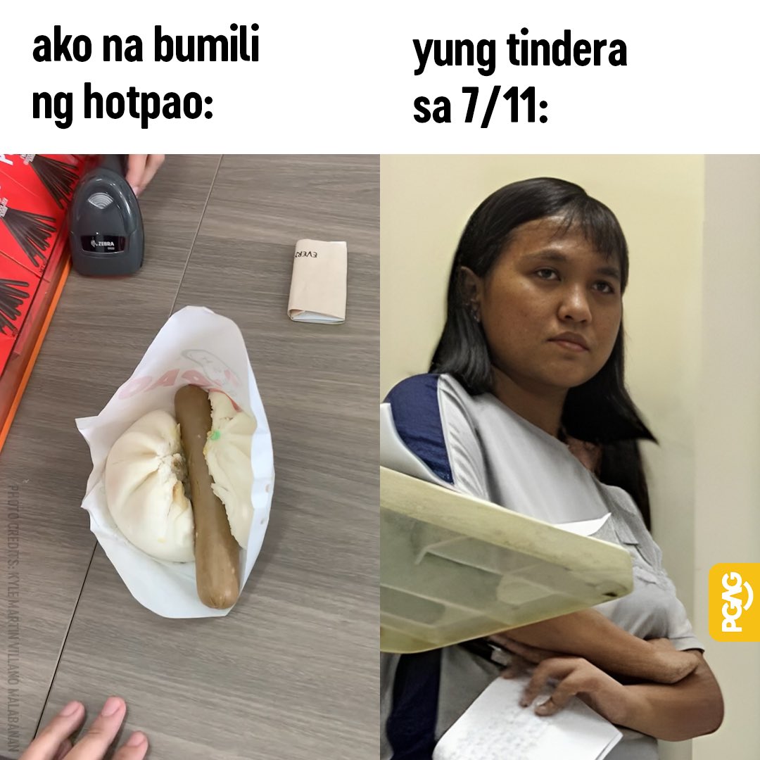 PGAG_PH's tweet photo. sorry na ate sabay ko kasi nicrave yung siopao at hotdog https://t.co/q3NVLxPNAJ