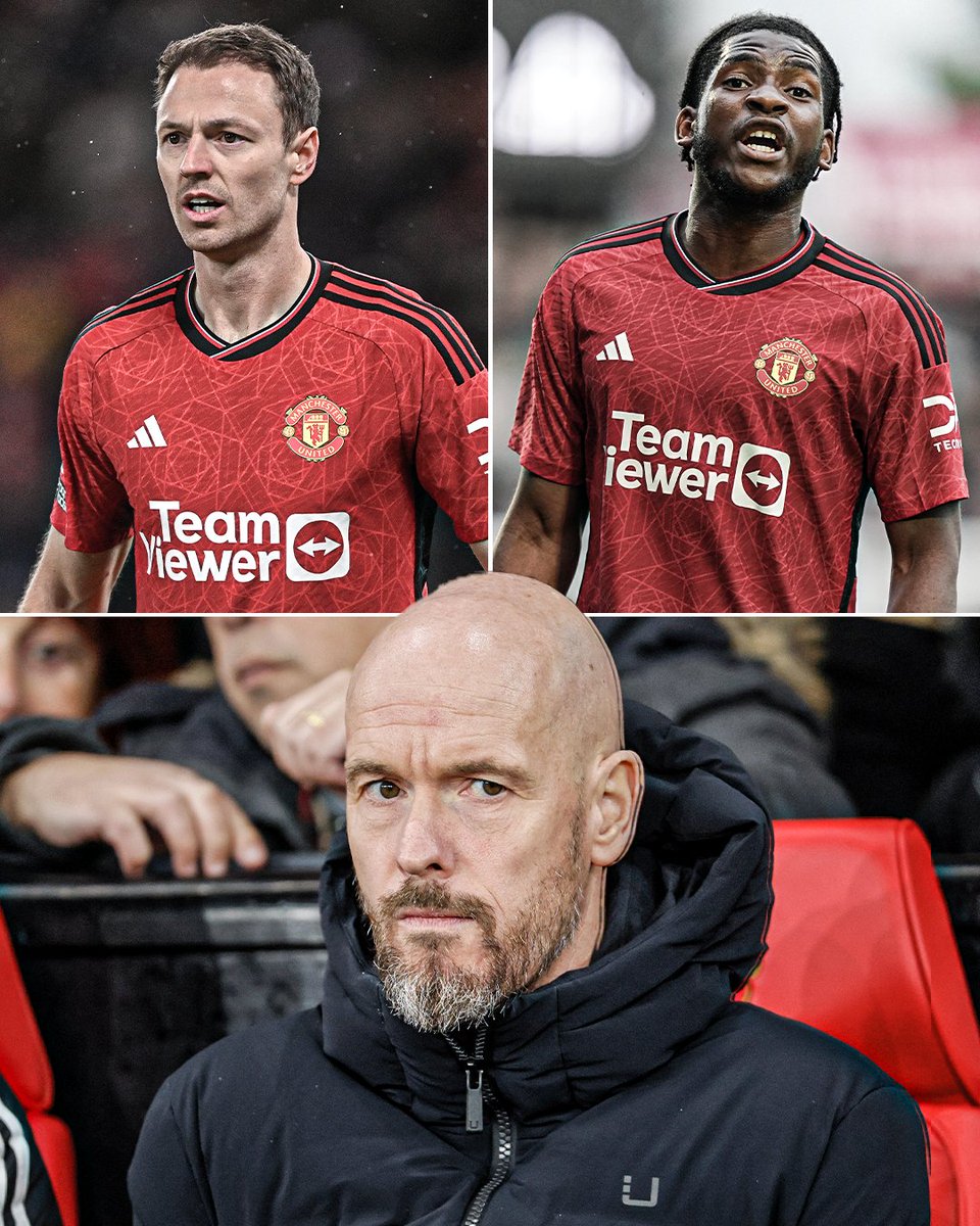 Jonny Evans & Willy Kambwala is Man United's 10th different centre-back pairing this season 👀