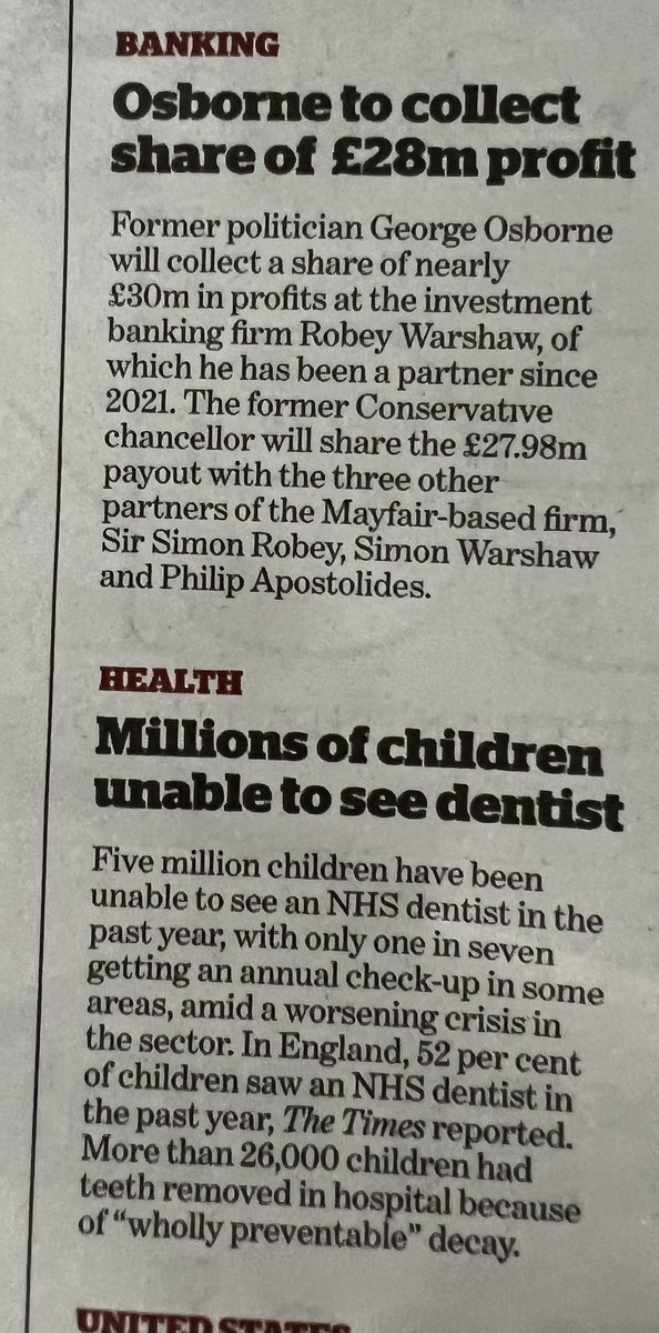DukeAitch's tweet photo. Architect of austerity reaps the rewards of his work.  Meanwhile, the country he helped destroy continues on its downward path #georgeosborne #ToriesOut https://t.co/8ygAELohpt