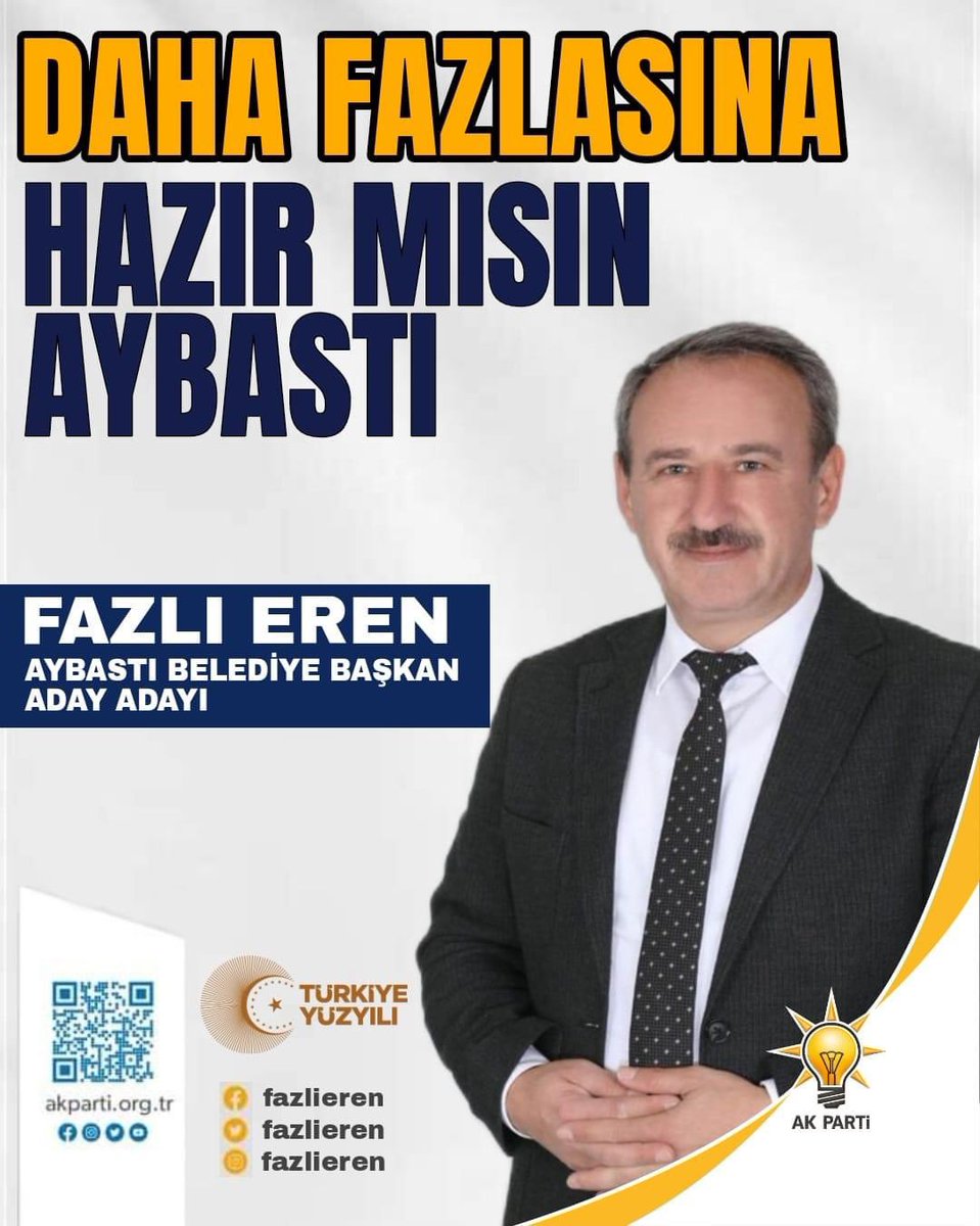 FazliEren's tweet photo. Bazı yollar uzun, bazı yükler ağır, bazı mücadeleler çetin olur. 

Onurlu bir duruş, inanmış bir yürek, davaya adanmış bir sevdayla hazırız, kararlıyız. 

Aybastı'nın kaderini değiştirmek için çıktığımız bu yolda Allah yar ve yardımcımız olsun İnşaAllah.. https://t.co/CHmk1xb6gc