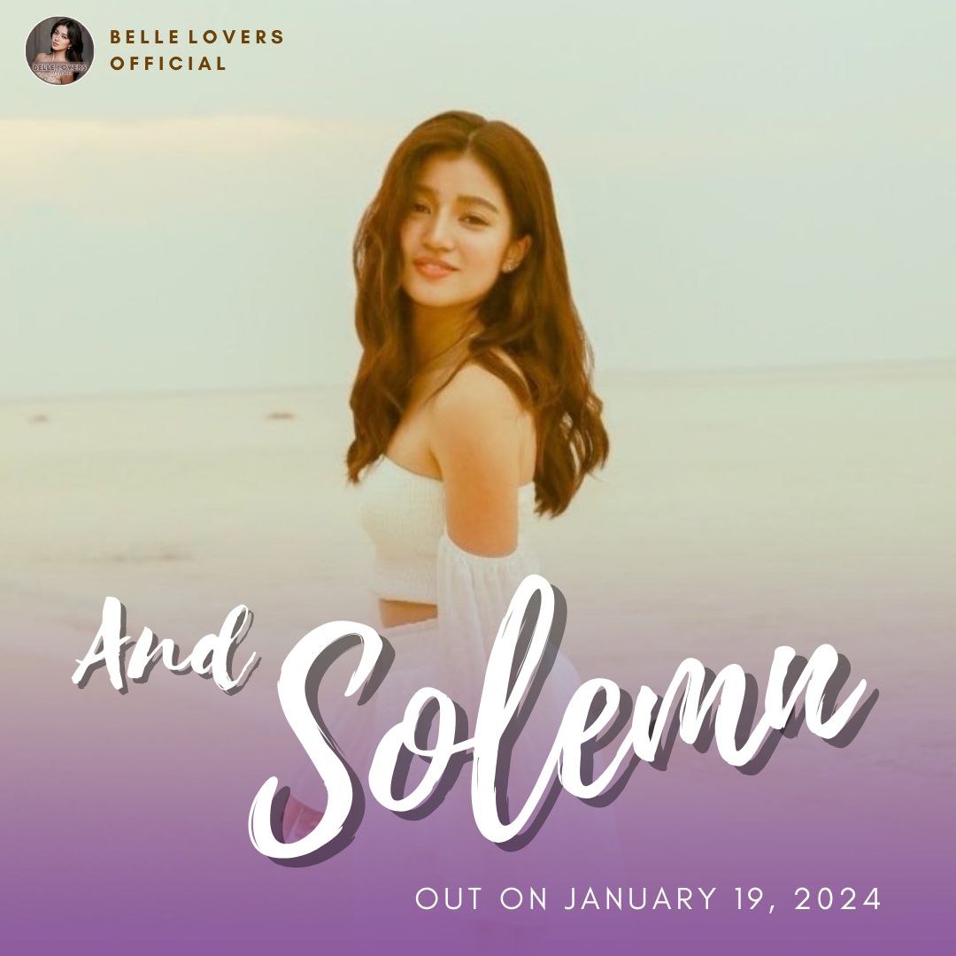 BelleloversOFC's tweet photo. 🗓️ Mark your calendars, everyone, as the second part of Belle Mariano's album "AND SOLEMN" is set to release on January 19, 2024.

We are excited for this 😍 We're so Proud of you,Belle!

#BelleMariano #BelleAndSolemn @bellemariano02 https://t.co/Dtjg3ebTaK