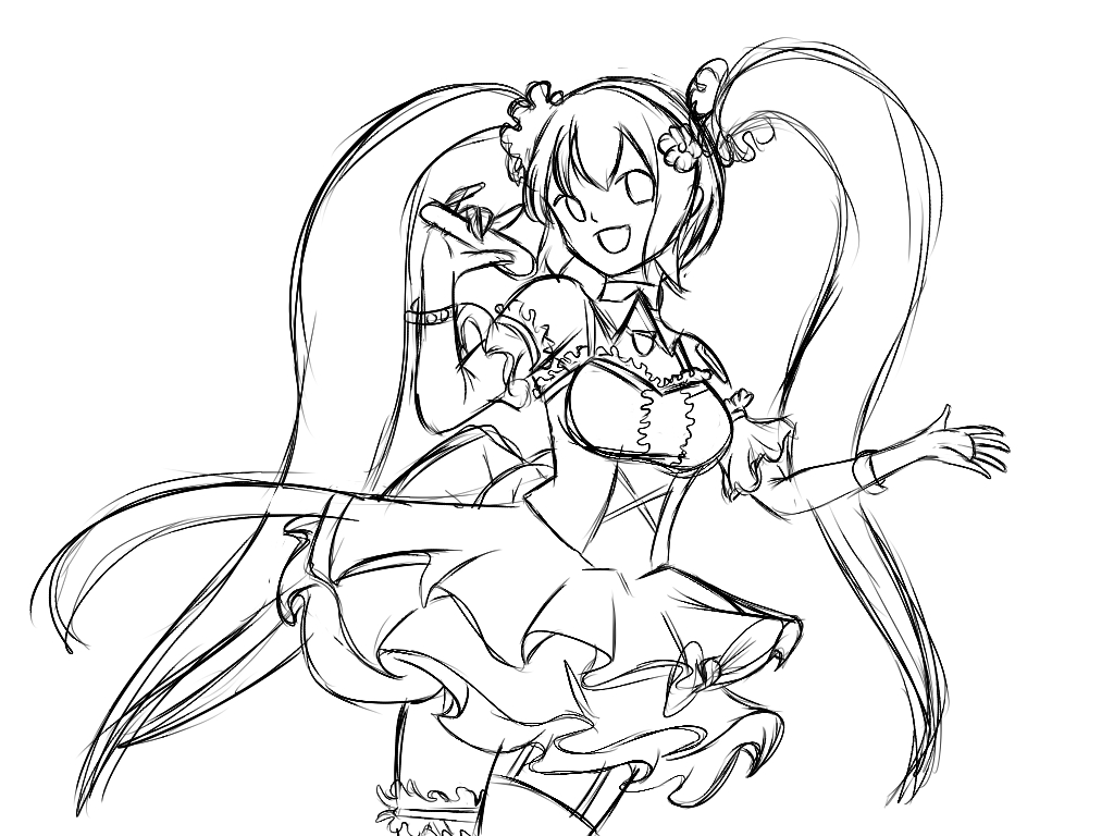 LunaProdu's tweet photo. Quick Sketch

Hatsune Miku part 2

turn out, I was a bit unsatisfied with previous work of this #fanart , so i re-try to make different pose and costume.

#HatsuneMiku #VOCALOID https://t.co/a98imv1w7a