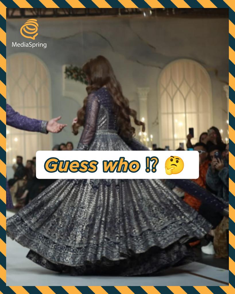 MediaSpringPk's tweet photo. Can you guess who is this celebrity showstopper from @bcwpakistan 2023 finale? 🤔

Check out our Facebook page for the answer!

#guesswho #PHBCW https://t.co/rSjNdZNW7W