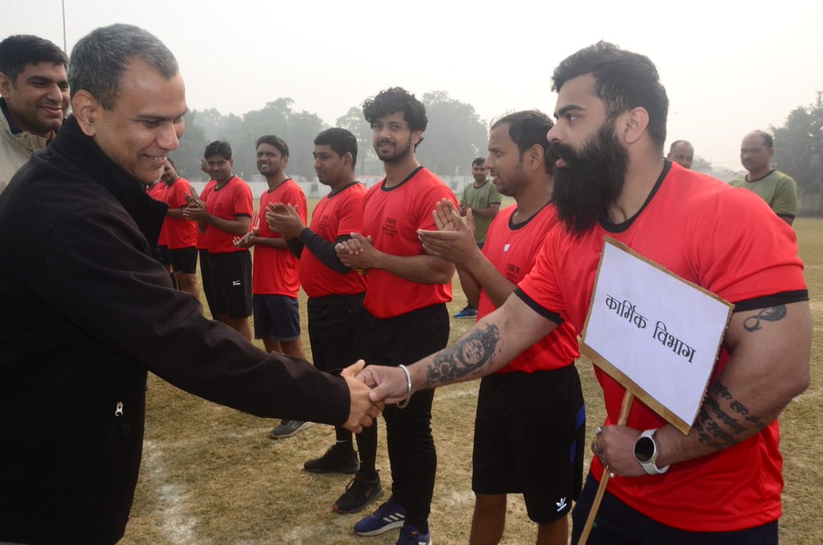 drmprayagrajnc's tweet photo. All work and no play makes Jack a dull boy.
Happy to share memoirs from inaugural match of Interdepartmental Soccer Tournament. https://t.co/qTaMlcmeDJ