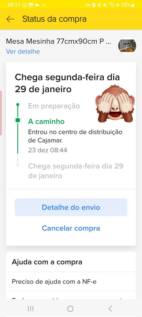 Fabbio_Rebeca's tweet photo. @MercadoLivre como pode isso?
Na hora de compra entrega em uma semana. Depois que compra mais de um mês pra chegar.
Entrega no Rio de Janeiro. https://t.co/Gd4JFAHYqF