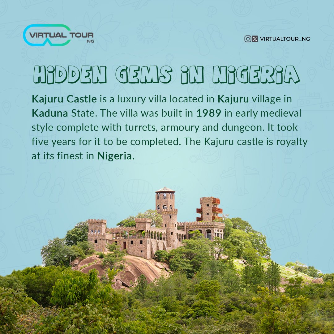 virtualtour_ng's tweet photo. Have you heard about the historic Kajuru Castle in Kaduna State, Nigeria? 🏯👑

This gorgeous architectural masterpiece with breathtaking ambience is set upon elevated peaks with staggering views 🤩😍

#history #virtualtour #kajurucastle #kaduna #tourist https://t.co/CRoofnHtHq