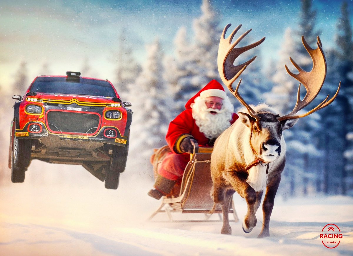When I return to <a href="/CitroenRacing/">Citroën Racing</a> I won’t say anything... but there will be signs 😁🎅🎄 Merry Christmas folks!

#C3Rally2Family #VamosconDanos #WRCLiveEs