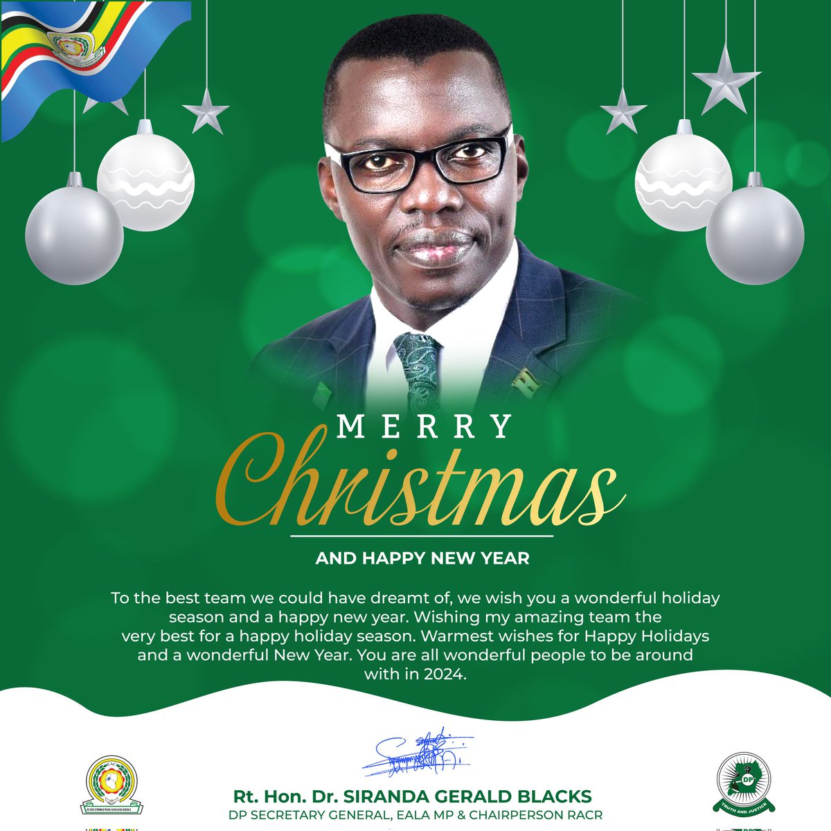 sirandagerald1's tweet photo. Season's Greetings my People. https://t.co/zjKWqCuaiw