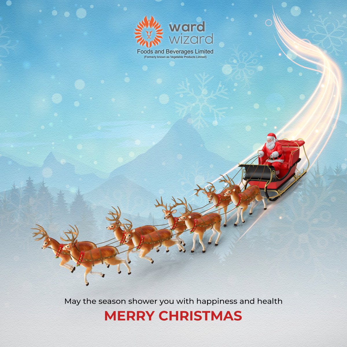 WardwizardFoods's tweet photo. Wishing you all a bright and sparkling holiday season
Merry Christmas!
.
.
.
#Christmas #Celebrations #Wardwizard #FoodsandBeverages #HolidaySeason https://t.co/gwcWY4Pxdq