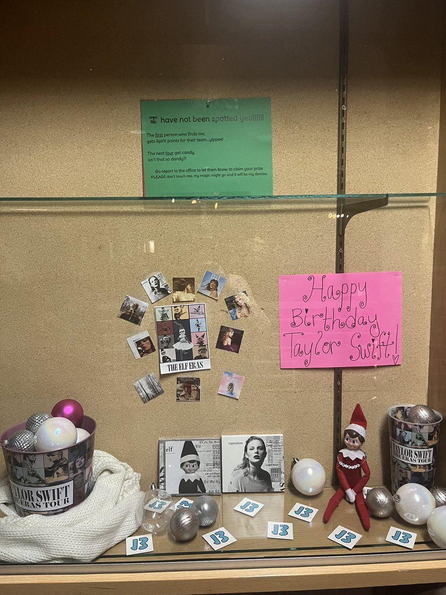 CRMSBlueKnights's tweet photo. Buddy, the CRMS elf, had a wonderful time this year checking in on all its students. https://t.co/os9Vw6k17F