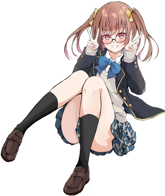 納品完了いたしました!ありがとうございました! 眼鏡っ子!