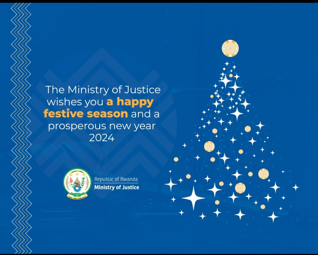 The Ministry of Justice wishes you a happy festive season and a prosperous New Year 2024