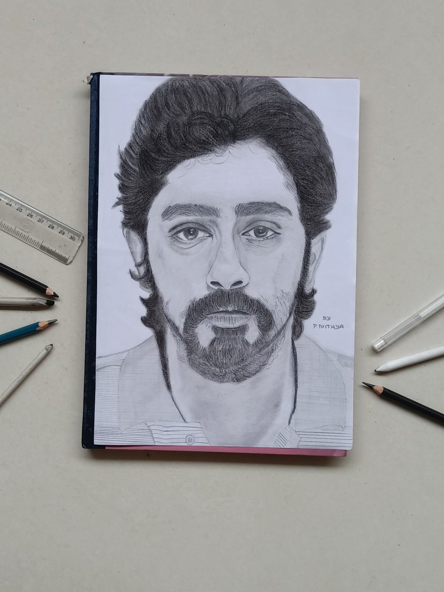 My pencil art ✏️ #Chithha
#Siddharth
<a href="/Music_Santhosh/">Santhosh Narayanan</a>

youtu.be/8nOm0mPiHZ0?si…