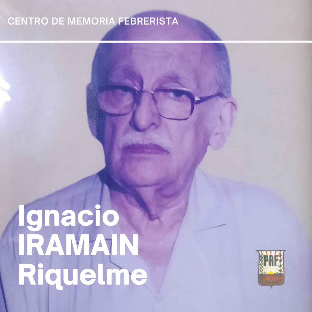 #UnDíaComoHoy nos dejaba, Ignacio Iramain, un patriota, médico y febrerista.

Iramain nació en 1922 en la ciudad de Asunción. En su época de estudiante, fue presidente Centro de Estudiantes de Medicina y de la Federación Universitaria del Paraguay.

#Febreristas