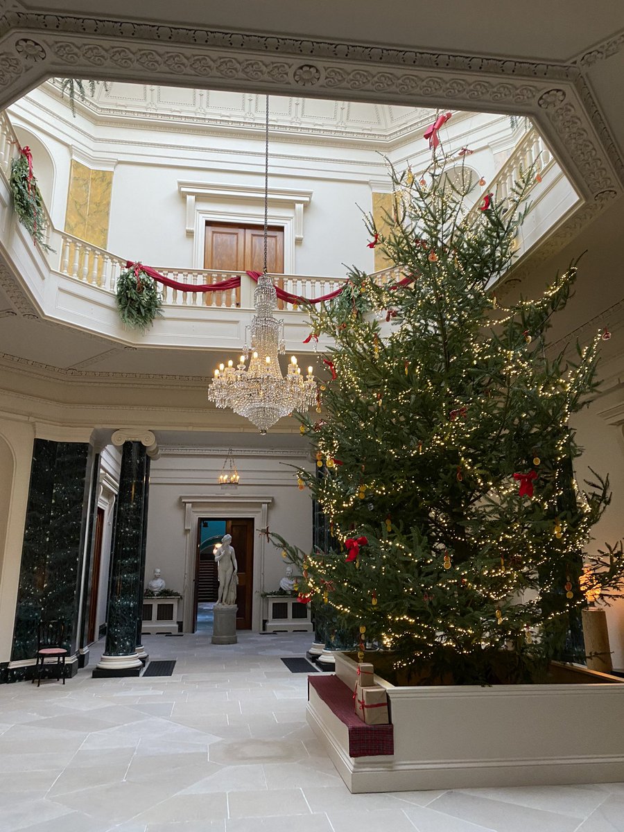 Some other festive heritage things I’ve been involved in lately was the decorating of the @NTmountstewart Christmas trees!