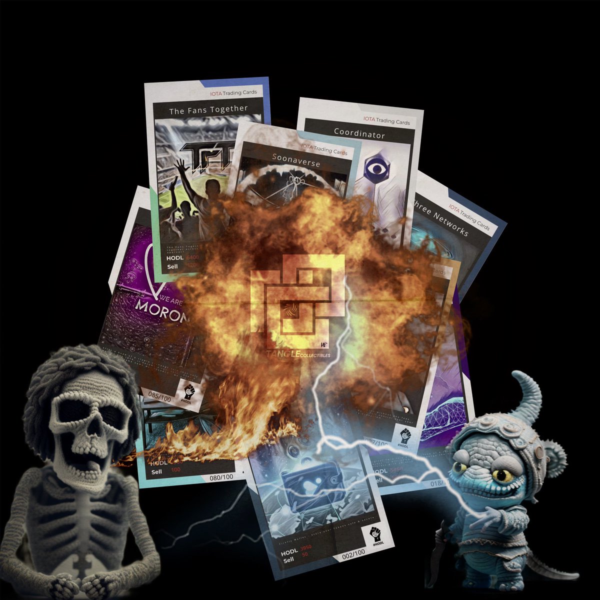 IOTA_TCG's tweet photo. How promised I took a snapshot of the following IOTA trading cards collections yesterday:

- Regular Deck
- Trading Collector
- Hardcore Collector

I will prepare the Tanglers and reserve it for you guys. Can’t wait to have you on board. 

But first… Merry Xmas to you All!🎄 https://t.co/cQm6LABPnf