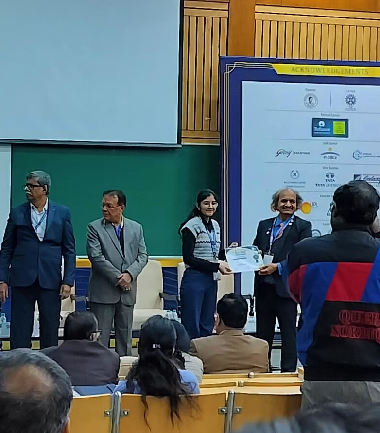 I'm glad to share that my two students, Pragya Sharma And Naveen Yadav, got the 'Best Poster Presentation Award' at the 60th ACC 2023 at IIT Delhi, 20-21 December 2023. @iitdelhi