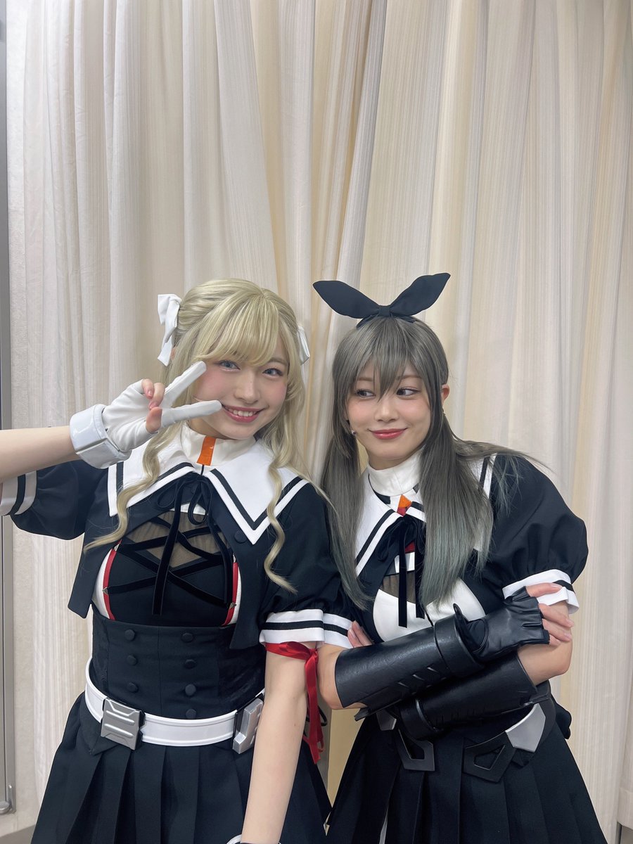 itoyui0426's tweet photo. #舞台アサルトリリィ新章 

5日目。7公演終了⚔️❤️‍🔥
本日もありがとうございました✨

残り2日！3公演⚔️⚔️
燃やしていくぞ〜〜。❤️‍🔥

📷冬佳役のいっちゃんと
ルイセ役のありさ〜〜💞 https://t.co/bi06BAo8ED