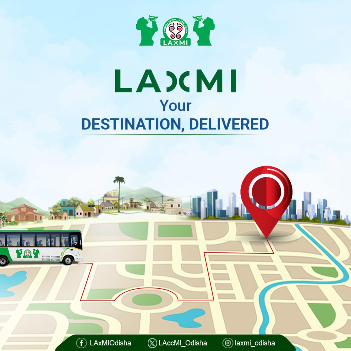 LAccMI_Odisha's tweet photo. Bridging the distance gap, opening to possibilities.
Pioneering first to last mile solutions where convenience meets efficiency for a better way forward.
#FirstToLastMile
#CommuteRevolution
#GhareGhareLaxmi https://t.co/w7SNgwUA6Y