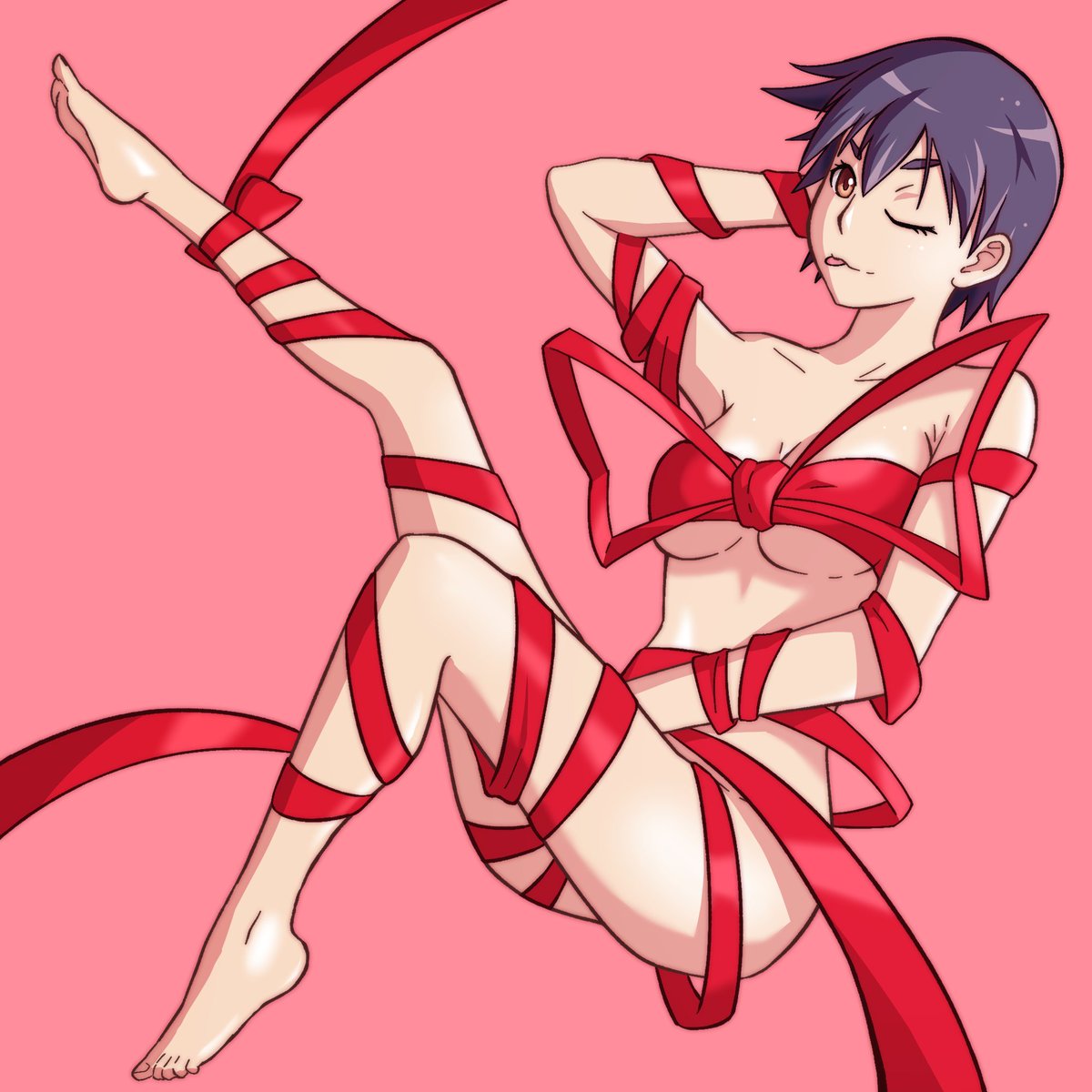 HatoSama96's tweet photo. Final entry for the Monogatari color wheel challenge, after my hiatus! https://t.co/wi3zOZLE5h