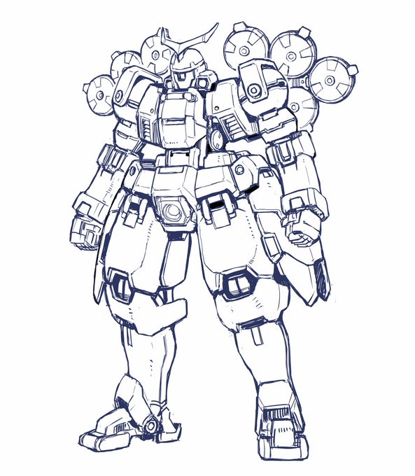 この季節にぴったりのMSを
ガンダムアーティファクトふうに描いてみる 