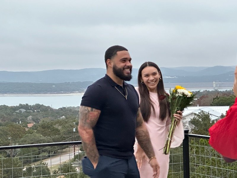 My guy is making the leap! Engaged! So happy for him. Welcome to the Brady clan Ennessie!👏🏾❤