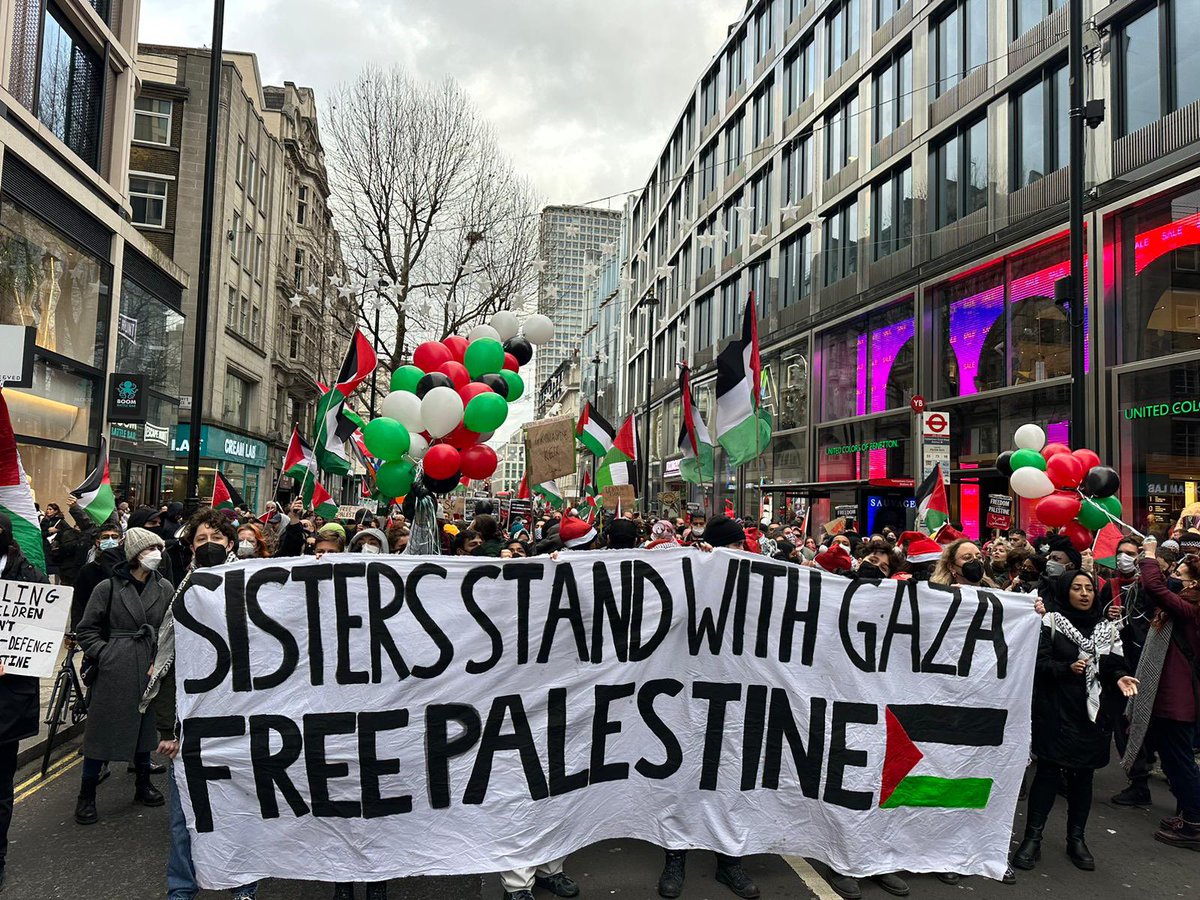 We demand an immediate and permanent ceasefire in Gaza and echo Palestinian calls for sanctions and boycotts of Israel, especially military embargoes.