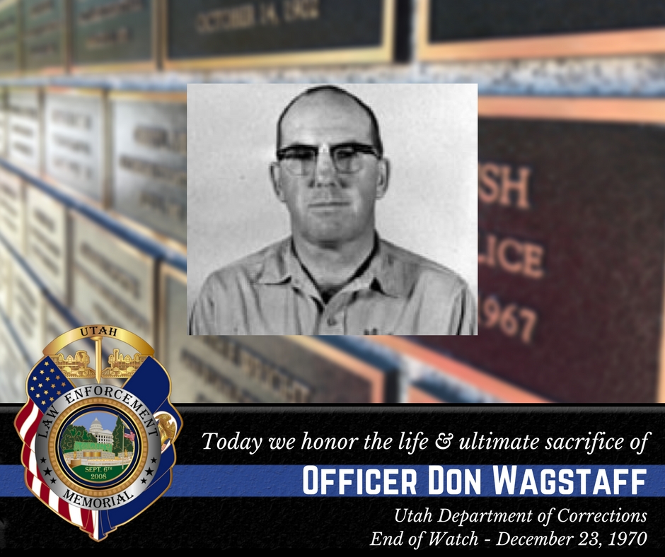 UtahsFallen's tweet photo. #OfficerDonWagstaff #UtahsFallen #ULEM #UtahDepartmentofCorrections https://t.co/0fFNle5Eq0
