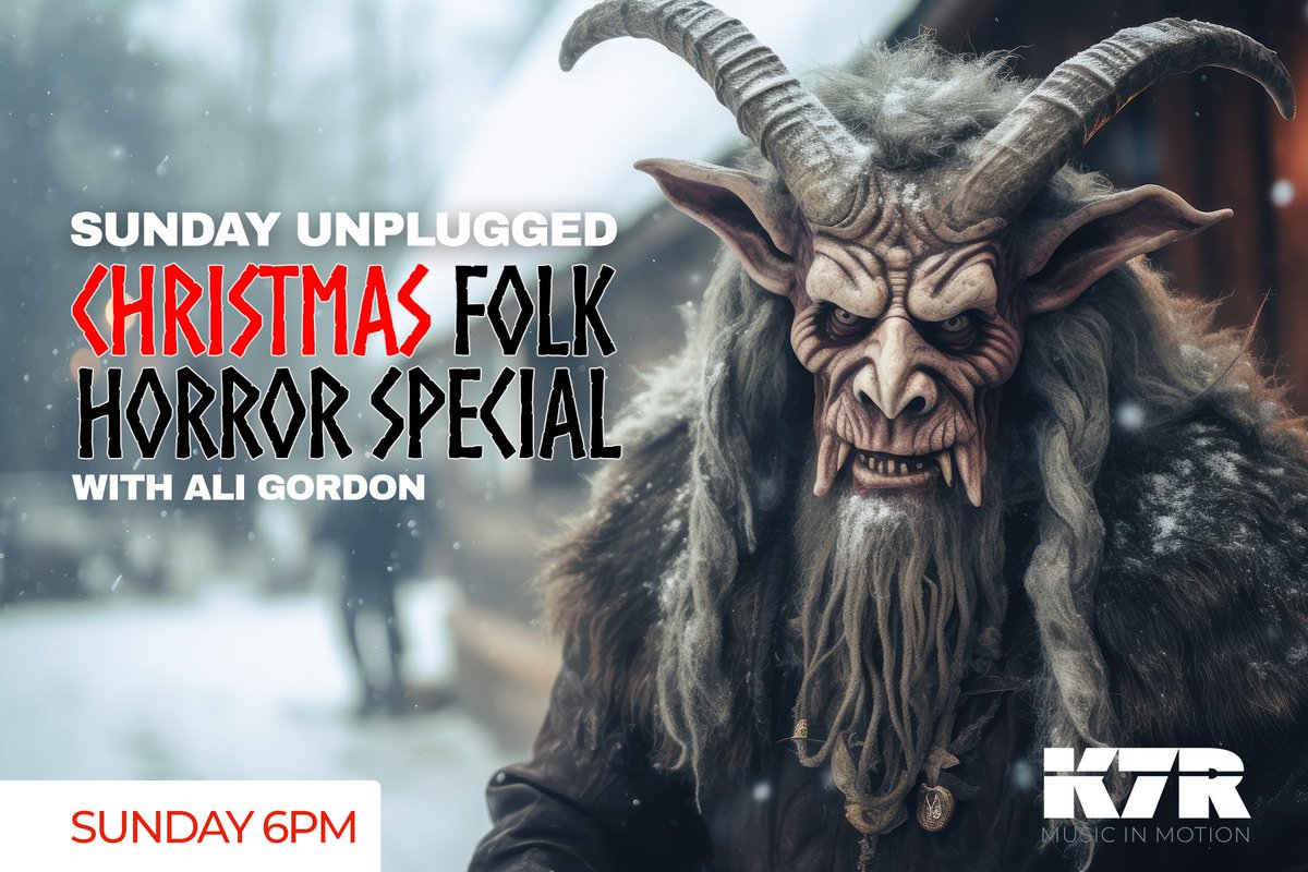 Christmas Eve from 6pm - Join @Mrspins for a Sunday Unplugged Folk Horror Special Music from Matt Berry, Belbury Poly, Broadcast, The Owl Service, Forest, Meg Baird and many more.