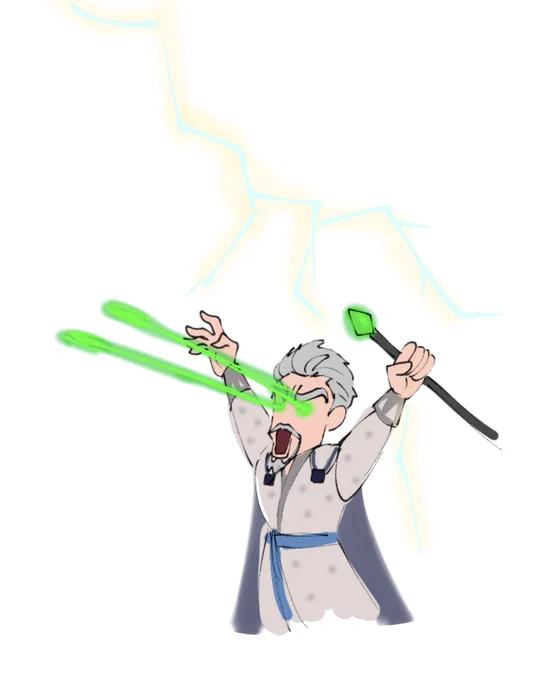 イナズマ操り目からビームおじさん 