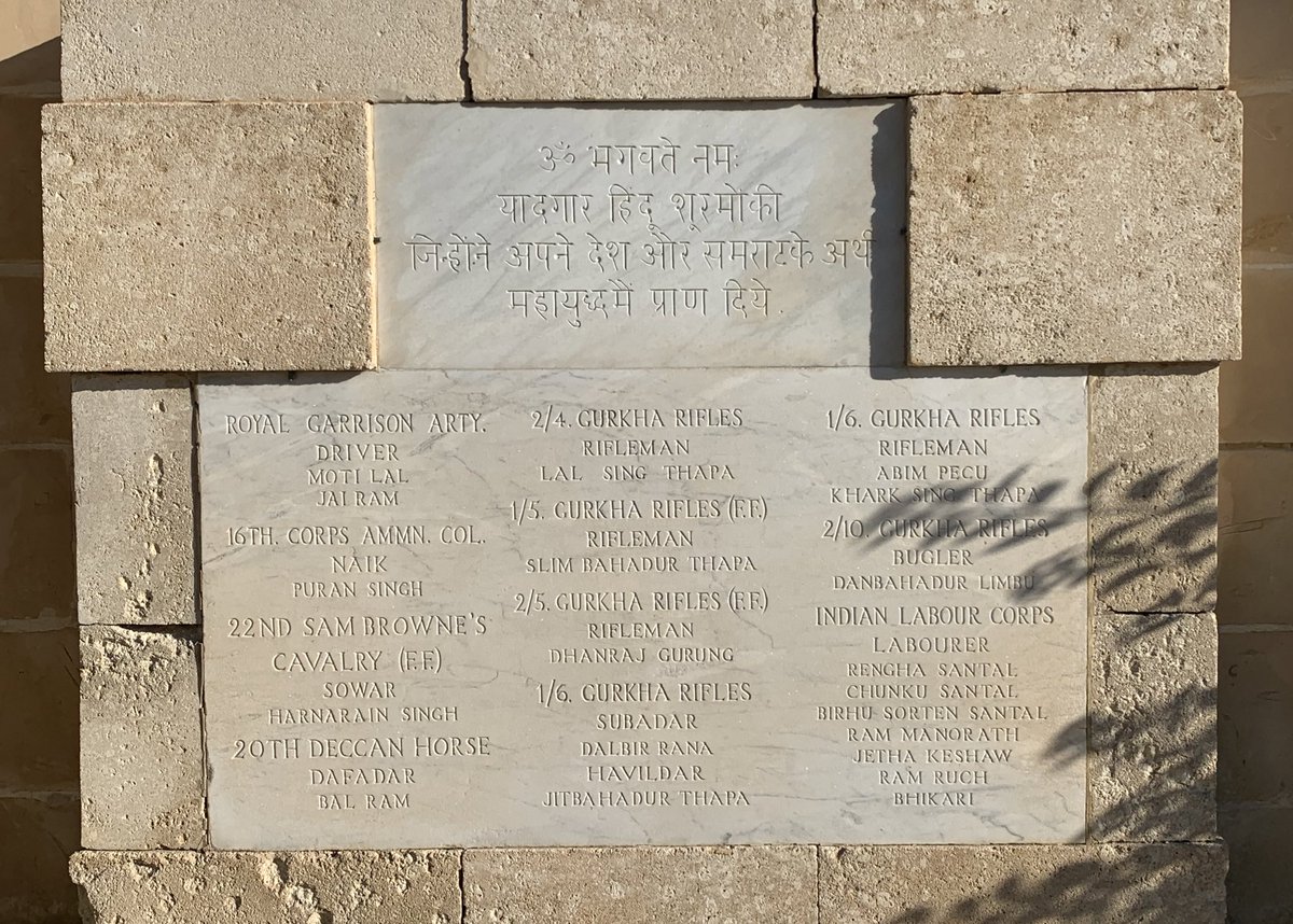 DanielJPhelan_'s tweet photo. Rifleman Lal Sing Thapa, Gurkha Rifles, died of wounds in Malta and was cremated at Lazaretto Cemetery. He is now commemorated by the @CWGC on a memorial at Pieta Military Cemetery. He was the son of Tulsiran Thapa, of Kangkrum, Palpa, Nepal. 🇳🇵 https://t.co/rWws7nzKIl