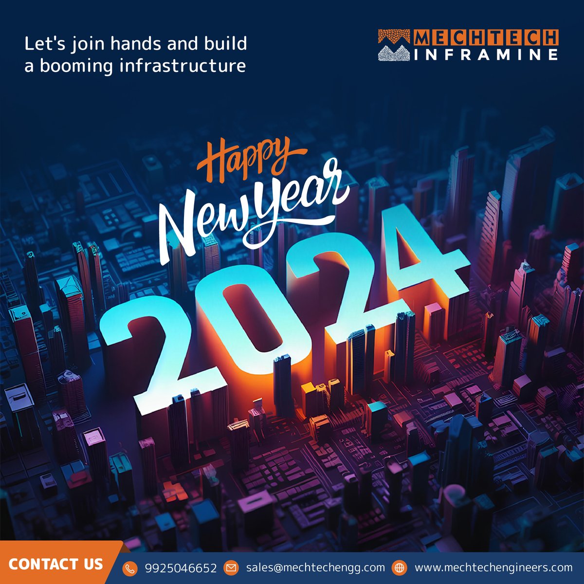MechtechInfra's tweet photo. Cheers to a year filled with new adventures, growth, and all-around awesomeness.
Happy New Year!

#mechtechinframine #inframine #mechtech #crushing #mining #construction #aggregates #engineer #washingsystem #washer https://t.co/7UNXI61ZaG