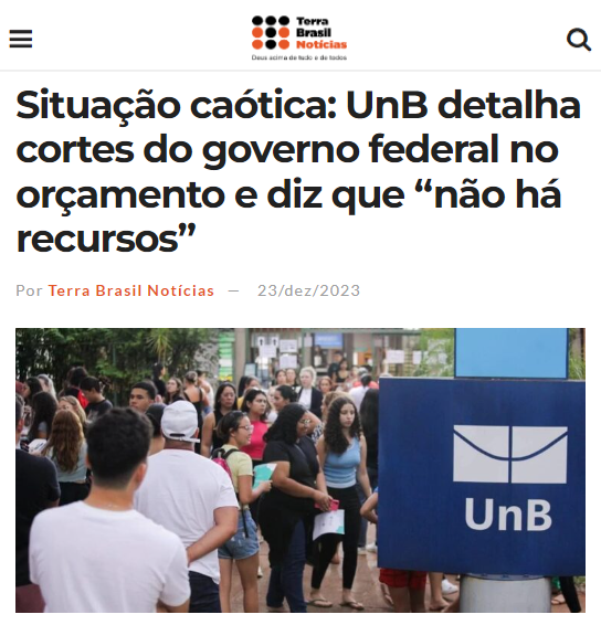BrazilenDireita's tweet photo. Para um #PRESIDENTE que diz que não GOSTA DE #LER, tem PREGUIÇA DE LER???
Só num resta uma CANAVIAL DE #IMBECIS, #IDIOTAS, ESCRAVOS do ESTADO #comunista???
Situação caótica: #UnB detalha cortes do governo federal no orçamento e diz que “não há recursos” https://t.co/NquFEr8003
