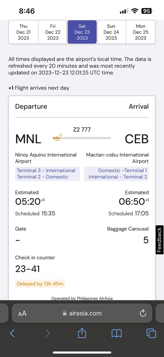 inezpm_'s tweet photo. Wow. 14 hour delay. Will I even make it to see my family for Christmas? We’ll see https://t.co/OUDbEMcIA3