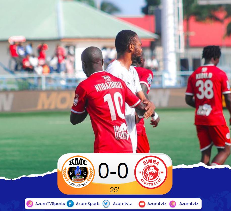 azamtvtz's tweet photo. 25’ | #NBCPL
KMC FC 0-0 Simba SC
Iko LIVE #AzamSports1HD
#AzamSports1HD #NBCPLUpdates #NBCPremierLeague #NBCPL #LigiKuuYaNBC #SokaLetuBambam #KMCFCVsSimbaSC #KMCFC #SimbaSC #KMCSimba https://t.co/jRNtzApzRc