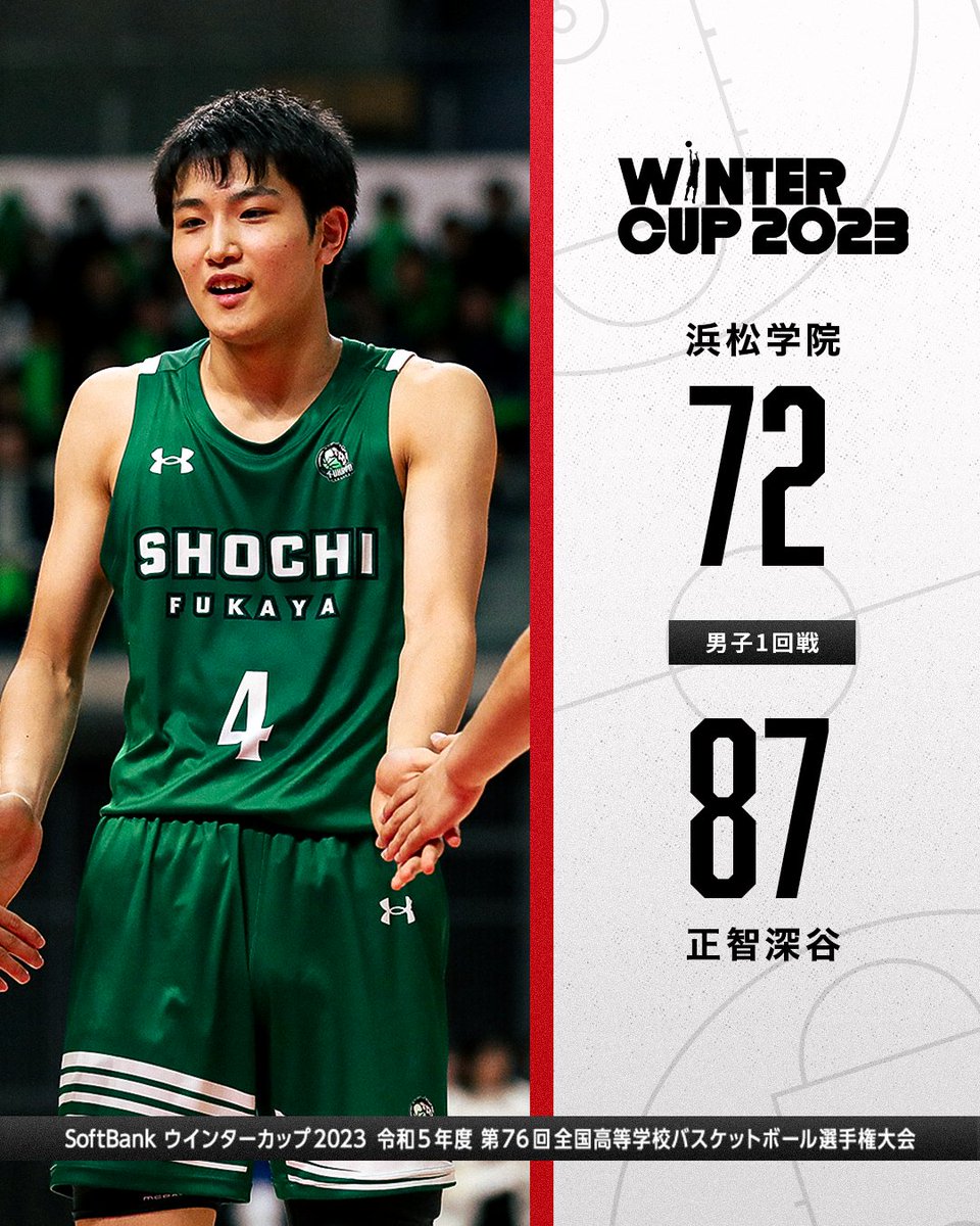 🏆SoftBank ウインターカップ 2023 🏀男子1回戦 📍H：京王プラザホテル