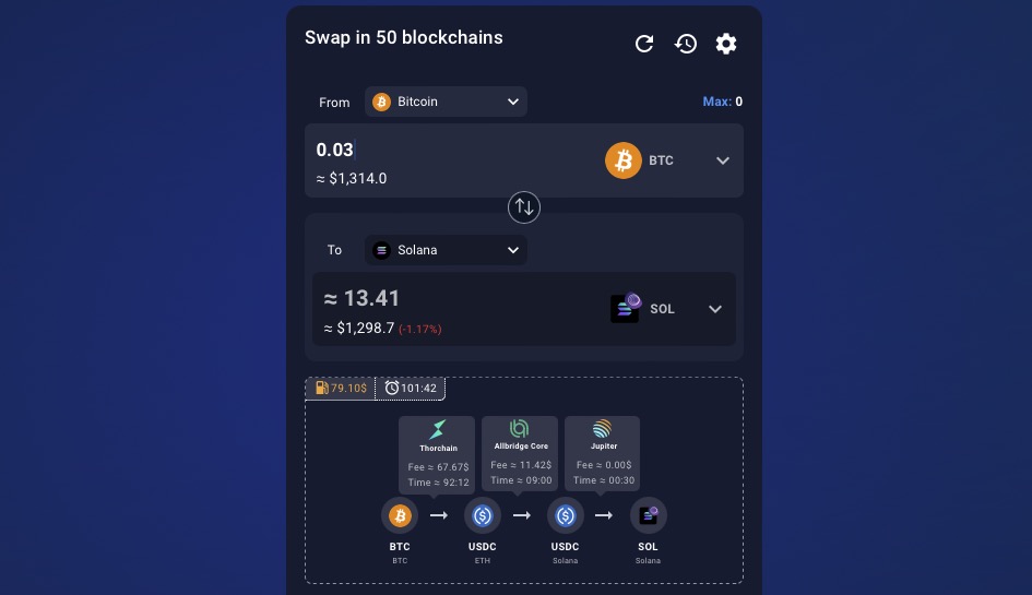 RangoExchange's tweet photo. 🔥 Riding the @solana wave!
Did you know we've been backing the Solana ecosystem with top-notch swap and bridge support for a solid two years now? 💪 
Time flies when you're revolutionizing transactions! ⏰️

Another fact:
#BTC <--> #Solana just with #Rango 👇🏼 https://t.co/aFwdgnrWW2