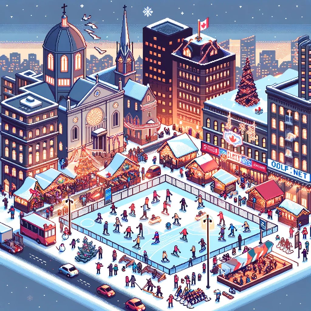 #Montreal lights up with joyous #Christmas activities. From the Old Port's skating rink to the bustling Great Christmas Market, the city embraces the festive spirit. #MontrealChristmas #WinterActivities