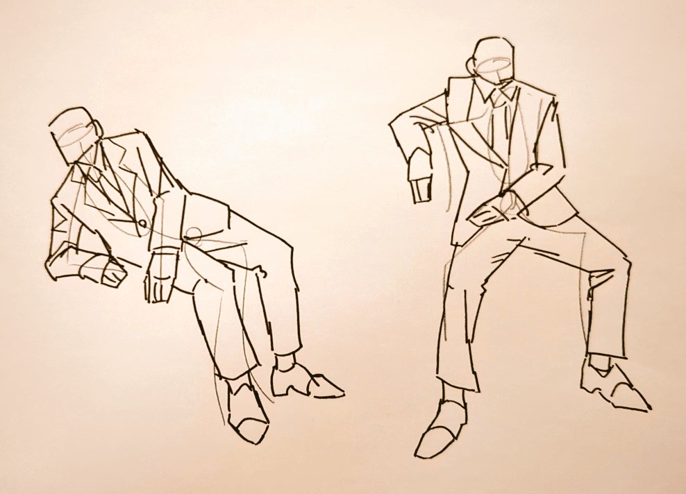 suit sitting formal male focus necktie crossed legs 1boy  illustration images