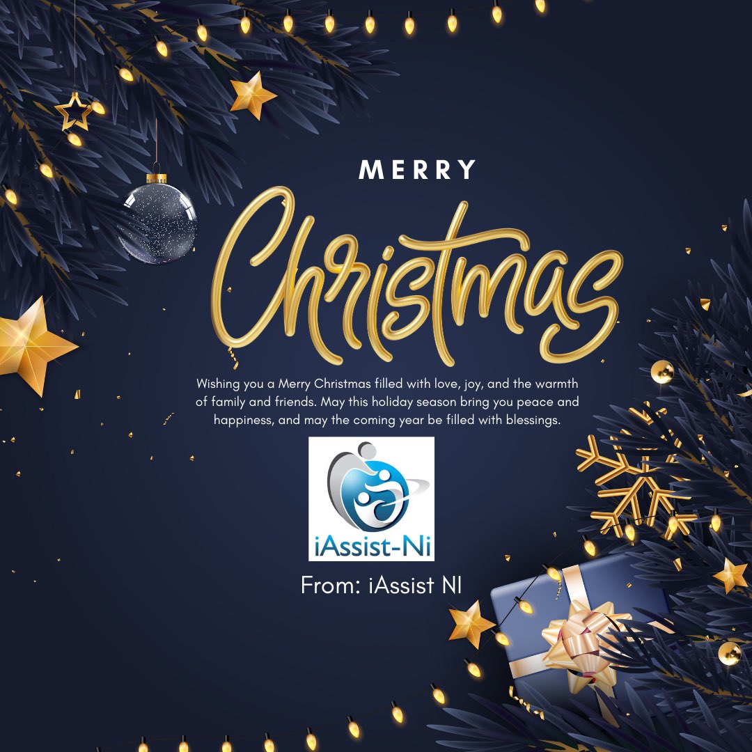 Thank you for working with us and supporting us in your own little ways. We really do appreciate and look forward to having a Merry Christmas and a prosperous New Year. From all of us at iAssist NI