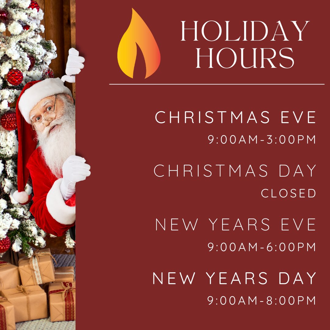 Happy Holidaze - checkout our special ✨holiday✨ hours!