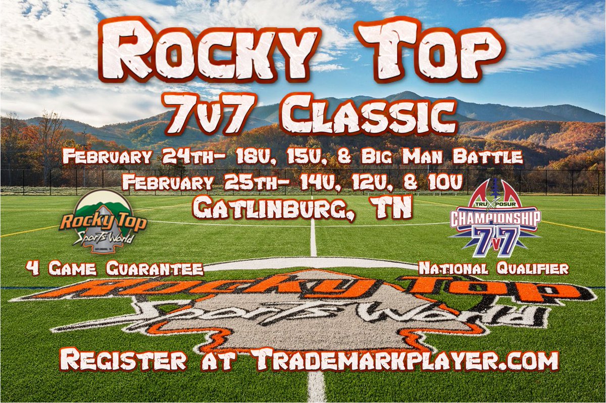 Who’s gonna get in and Who’s gonna get left out?  Will that be you? Register your team at Trademarkplayer.com  #7on7tournament #7v7 #7on7 #adidasfootball #nikefootball #rockytop7v7