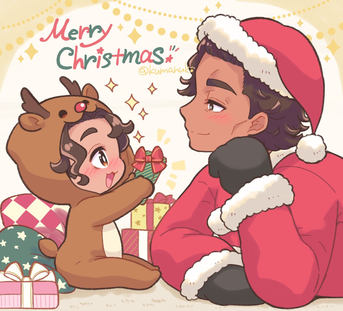 kumanuk's tweet photo. Merry Christmas Steven⭐️🎄🎁
#migueloharafanart #moonknightfanart
#ChibiSteven https://t.co/VIYzkzaFHe