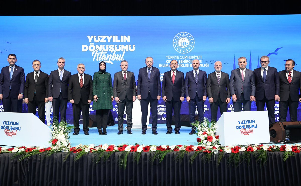 Yarısı Bizden kampanyasıyla evler yenilendiğinde, İstanbul daha güzel, daha güvenli bir şehir olacak. İstanbul özüne dönecek.

Cumhurbaşkanımız Sayın <a href="/RTErdogan/">Recep Tayyip Erdoğan</a>’ın teşrifleriyle, Çevre, Şehircilik ve İklim Değişikliği Bakanımız Sayın <a href="/mehmetozhaseki/">Mehmet Özhaseki</a> ev sahipliğinde Yüzyılın