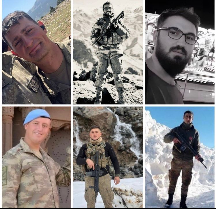 Bölücü terör örgütü mensuplarıyla çıkan çatışmada şehit olan Hakkari Dağ Komando birliğinden cesur askerlerimizin ruhları şad olsun. Aziz Türk milletinin ve yaslı ailelerinin başı sağolsun.