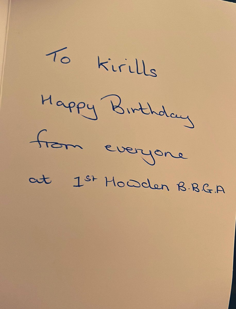 vikuwa89's tweet photo. #@1sthowdenbbga   thank you, Kirills is over the moon to receive that today ❤️ https://t.co/KzIYMrhNxF