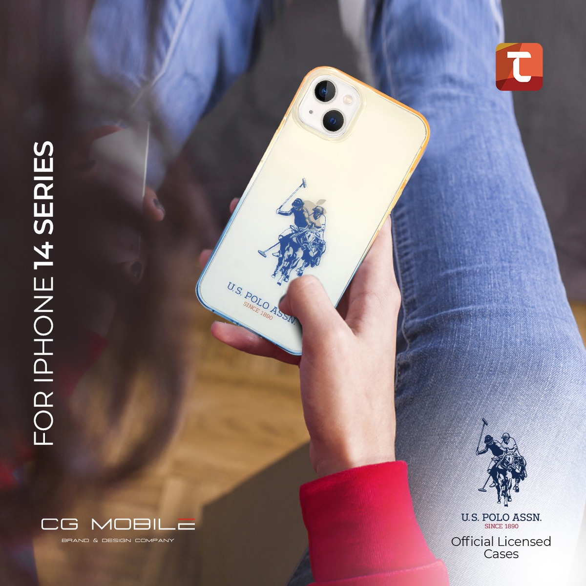 TekkiTake's tweet image. "📱 Elevate your iPhone 14 experience with the official licensed USPA Case by CG Mobile! 🐎✨ This Dyed Bumper Double Horse Logo PC/TPU Protective Case

Buy Now!
Tekkitake:postly.app/3M2O
Amazon:postly.app/3M2Q

#tekkitake #USPA #iPhone14Case #CGMobile