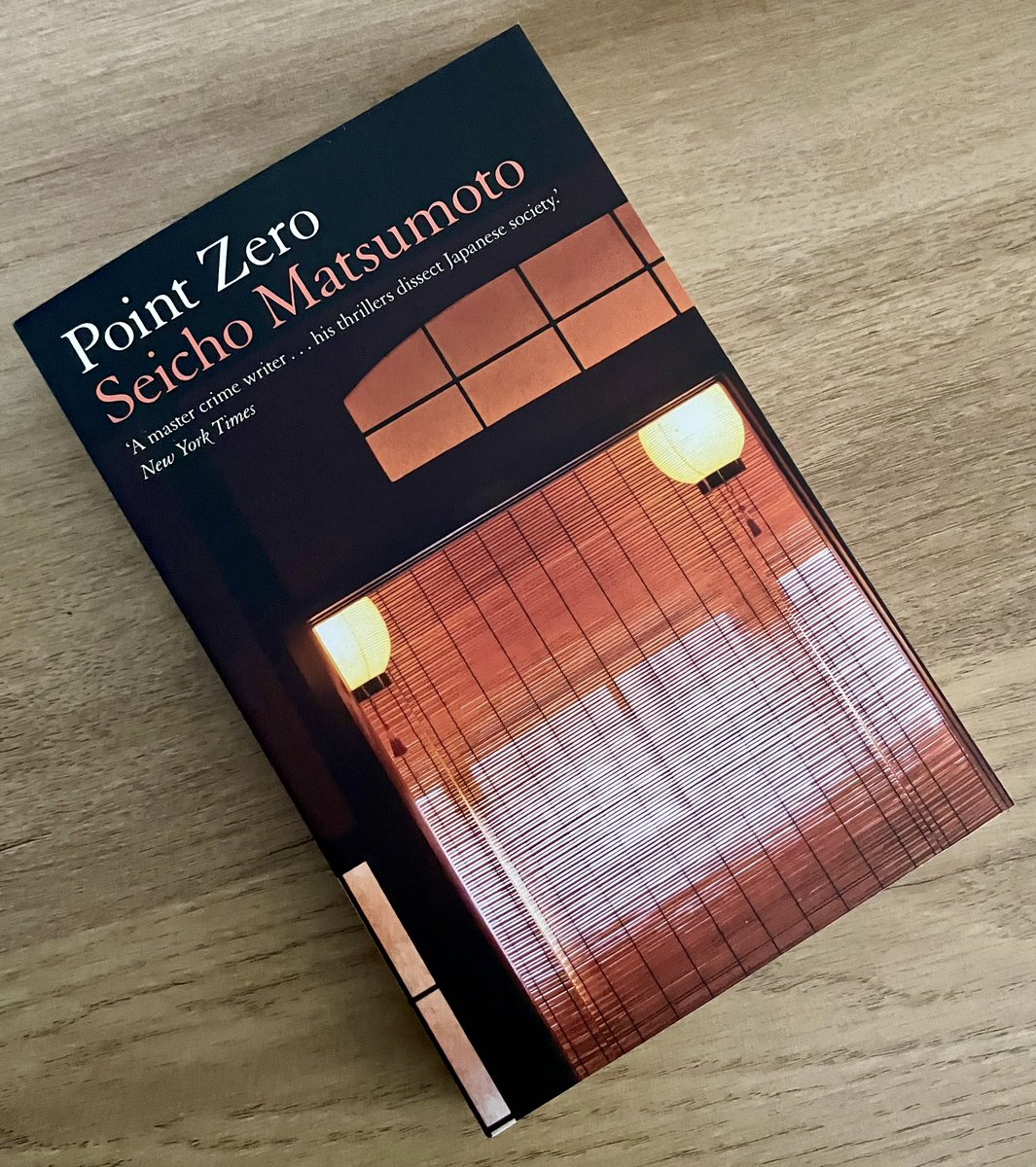 And HUGE thank you also to @bitterlemonpub for this copy of #PointZero by #SeichoMatsumoto. I’m looking forward to being part of the @RandomTTours #BlogTour for this Japanese crime thriller in February.
